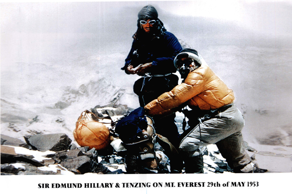Edmund Hillary and Tenzing Sherapa photo