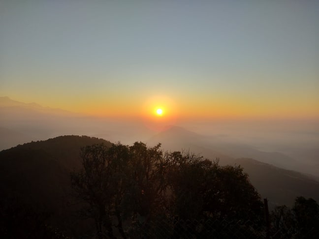 Sunrise View from Australian Camp